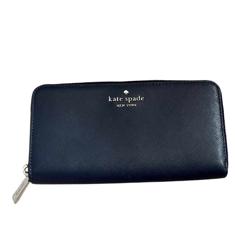 Kate Spade New York Madison Continental Wallet Parisian Navy Saffiano Leather